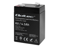 Qoltec Akumulator AGM 6V 4.5Ah LongLife - 1257478 - zdjęcie 2